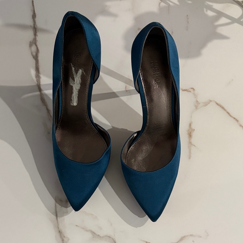 MICHAEL Michael Kors Blue Heels